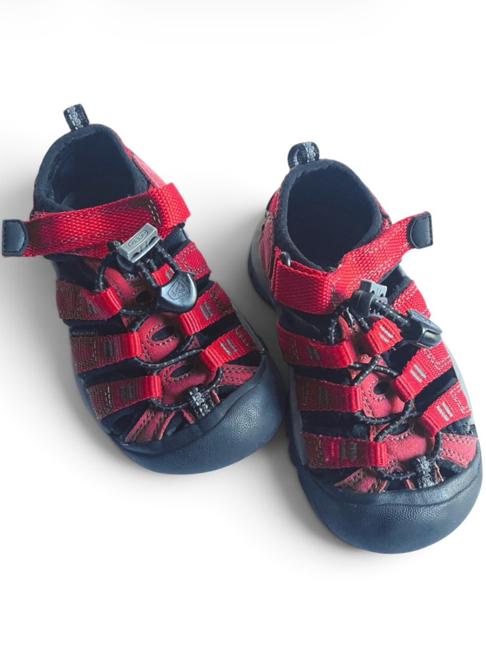 KEEN Kids Newport H2 Waterproof Hiking Sandals Red/Black Size 9 Toddler Shoes